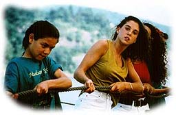 Students Hauling on a Line